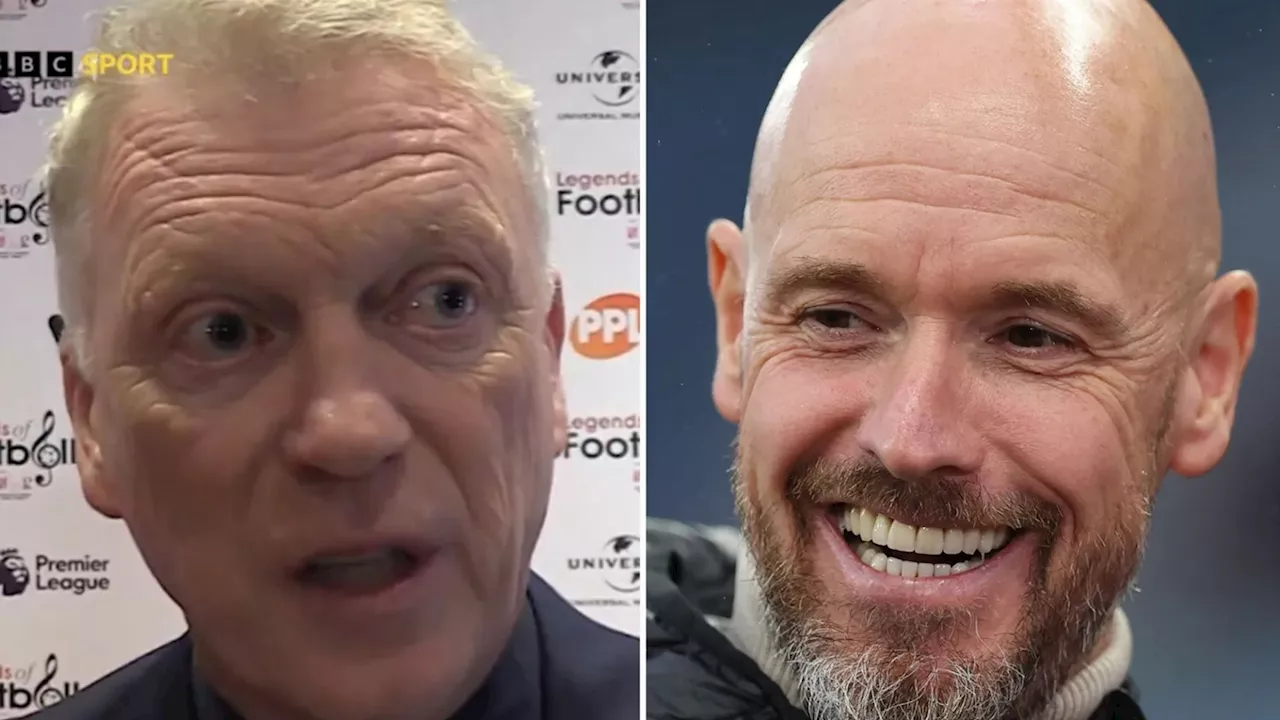 Fans say ‘Moyes is joking, right?’ after his bizarre interview about under-fire Man Utd manager Erik ten Ha...