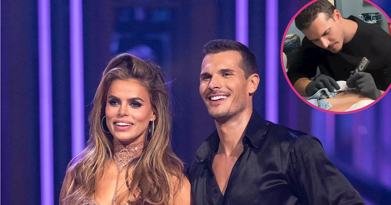 DWTS Pro Gleb Savchenko Gives Brooks Nader a Pelvis Tattoo