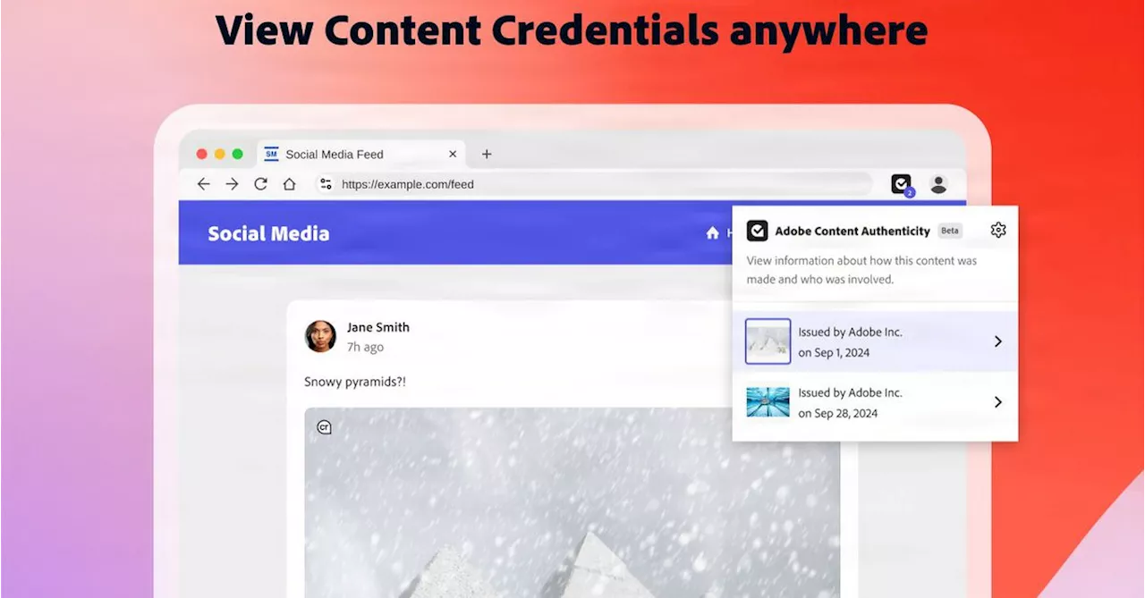 Adobe Expands Content Credentials To Empower Creators And Fight AI Misuse