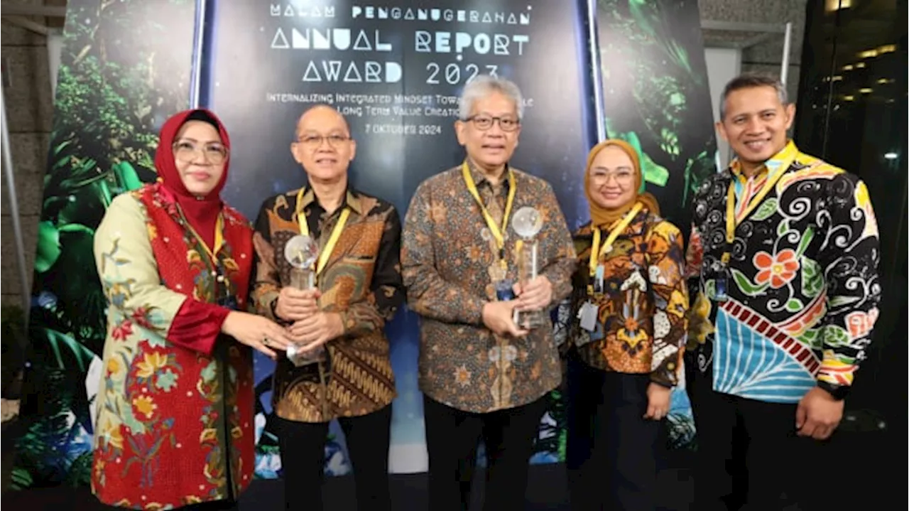 bank bjb dan bank bjb Syariah Raih Penghargaan Annual Report Award (ARA) 2023