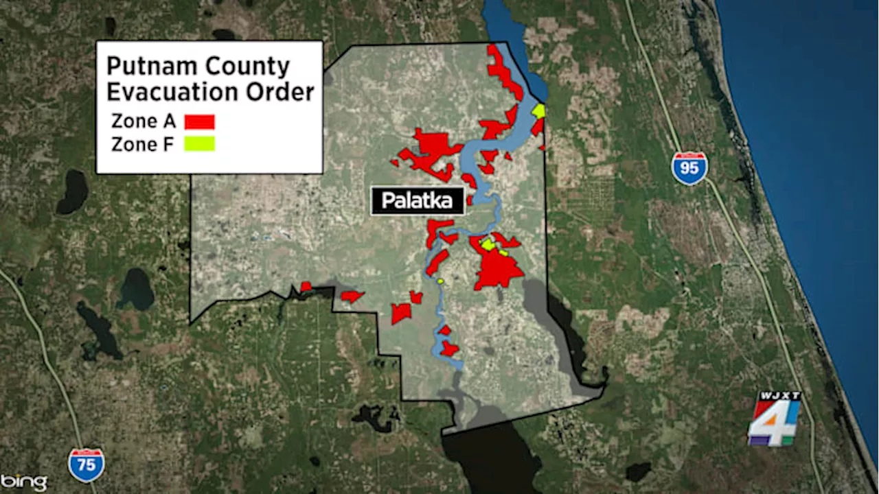 Putnam County recommends evacuations for some areas as Hurricane Milton threatens major impacts