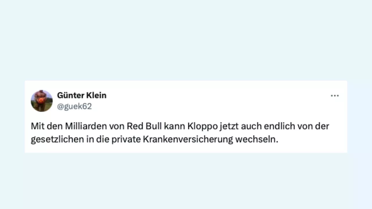 Die Netzreaktionen Zu Jürgen Klopps Wechsel Zu Red Bull: „Der Echte ...