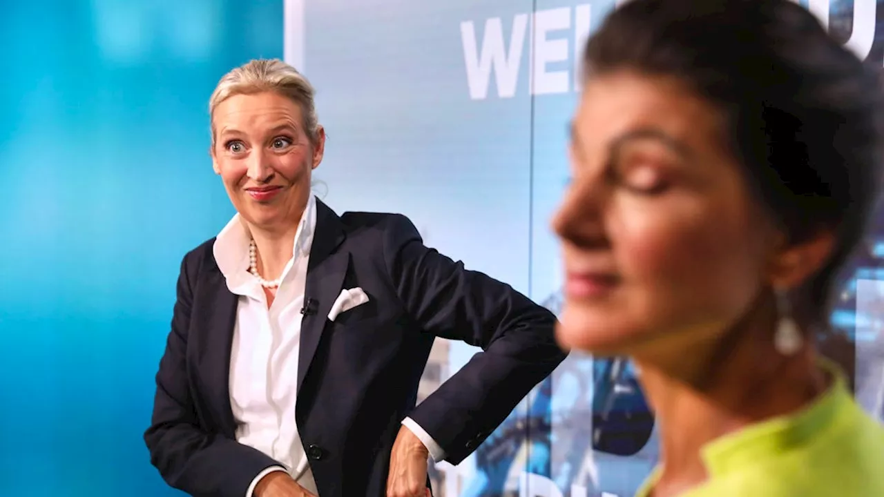 «Kommunistin» und «Nazi-Sumpf»: Weidel und Wagenknecht fetzen sich