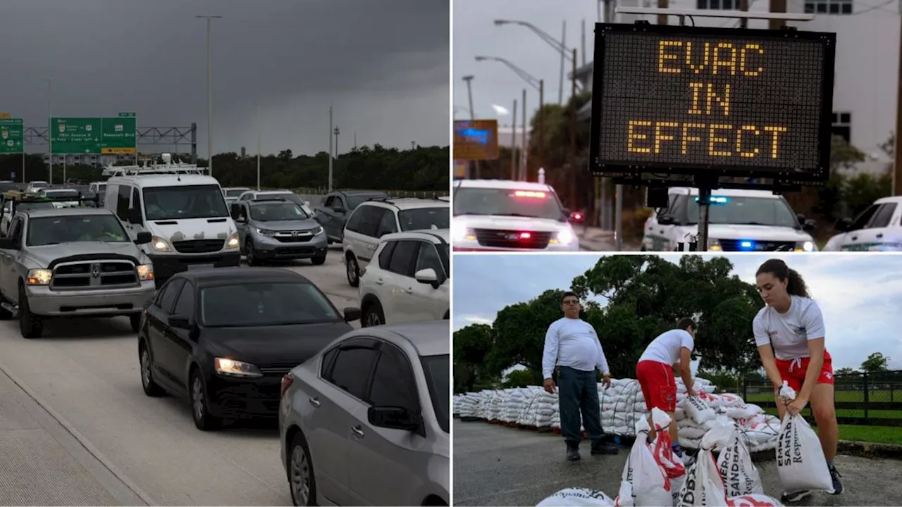 Florida residents urged to ‘evacuate now’ as category 5 Hurricane Milton heads towards land