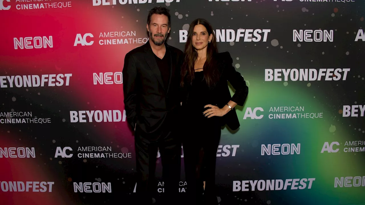 Keanu Reeves, Sandra Bullock reunite at 'Speed' 30th anniversary event: Photos