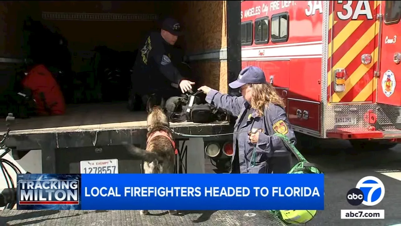 Dozens Of LA Firefighters Deploy To Florida Ahead Of Hurricane Milton