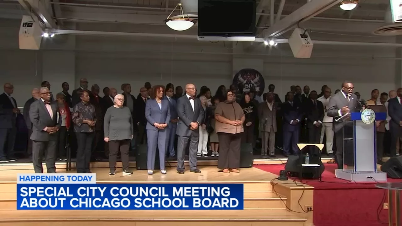 Chicago City Council holding special meeting after Mayor Johnson makes Board of Education picks