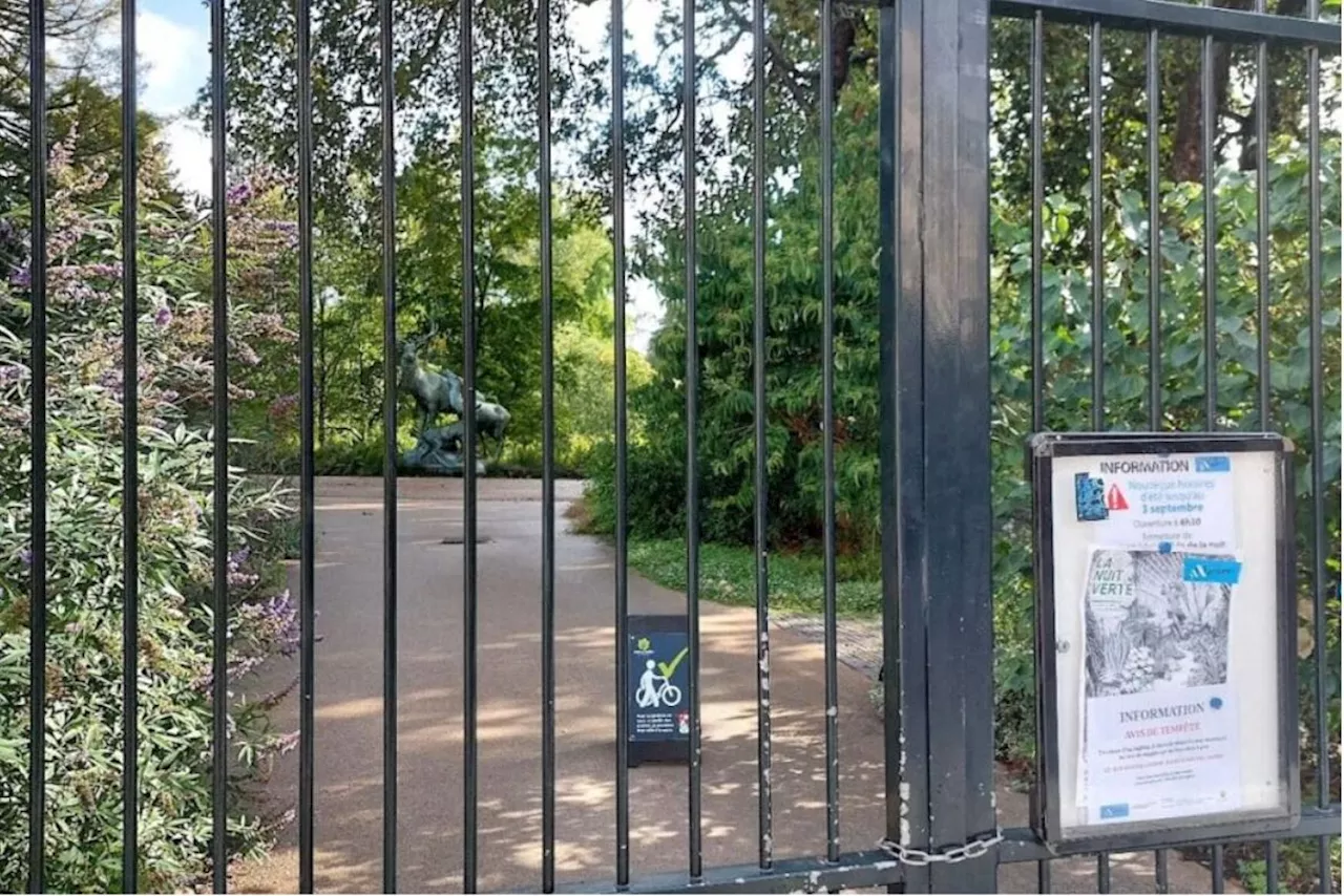 Tempête Kirk à Nantes : les parcs et jardins fermés à cause de la météo