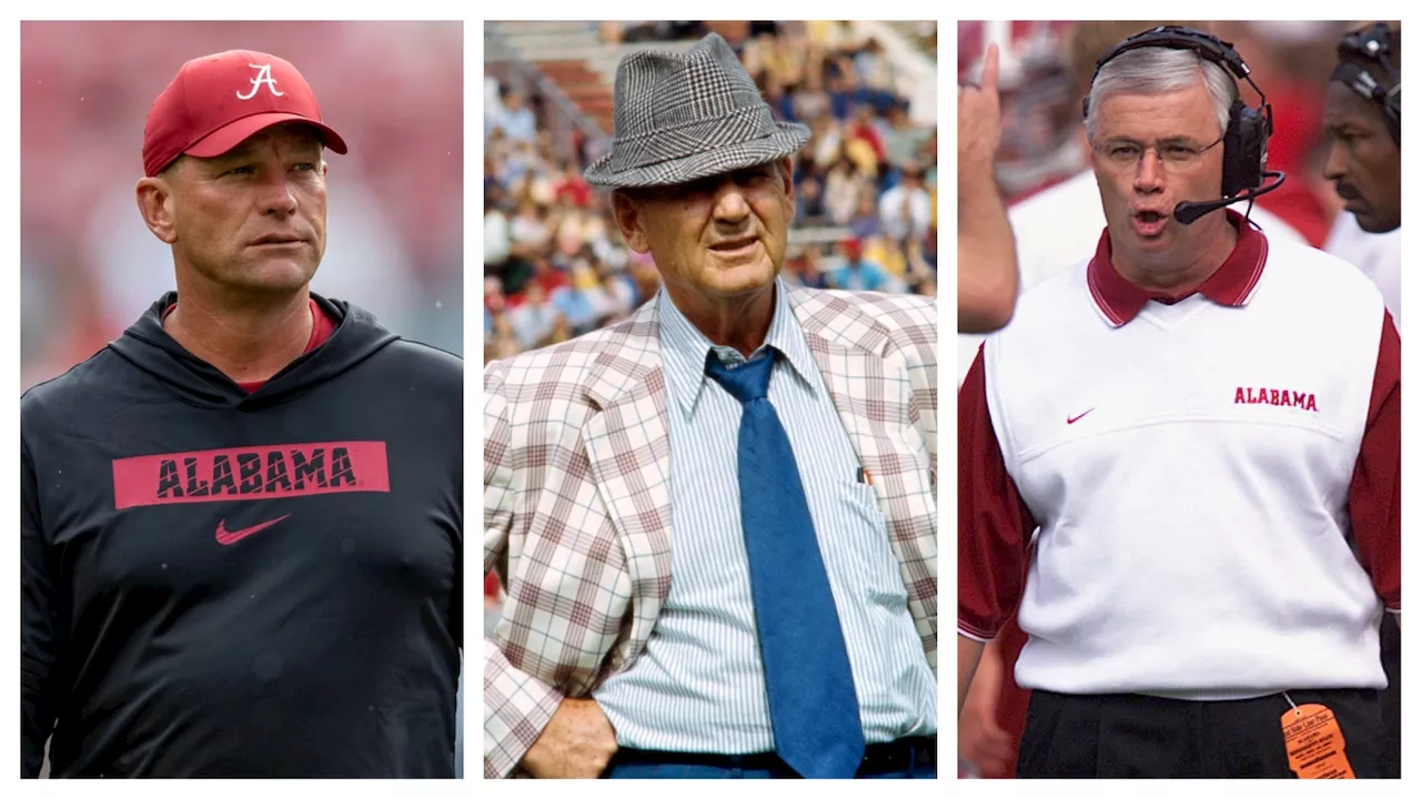 Alabama football head coaches’ gameday outfits, from Bear Bryant to Kalen DeBoer