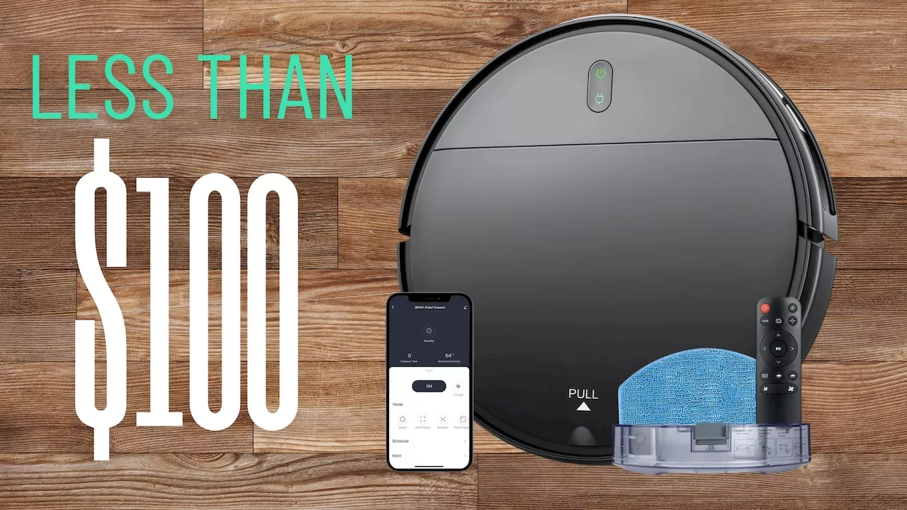 Walmart has a robot vacuum cleaner, mop on sale for less than $100