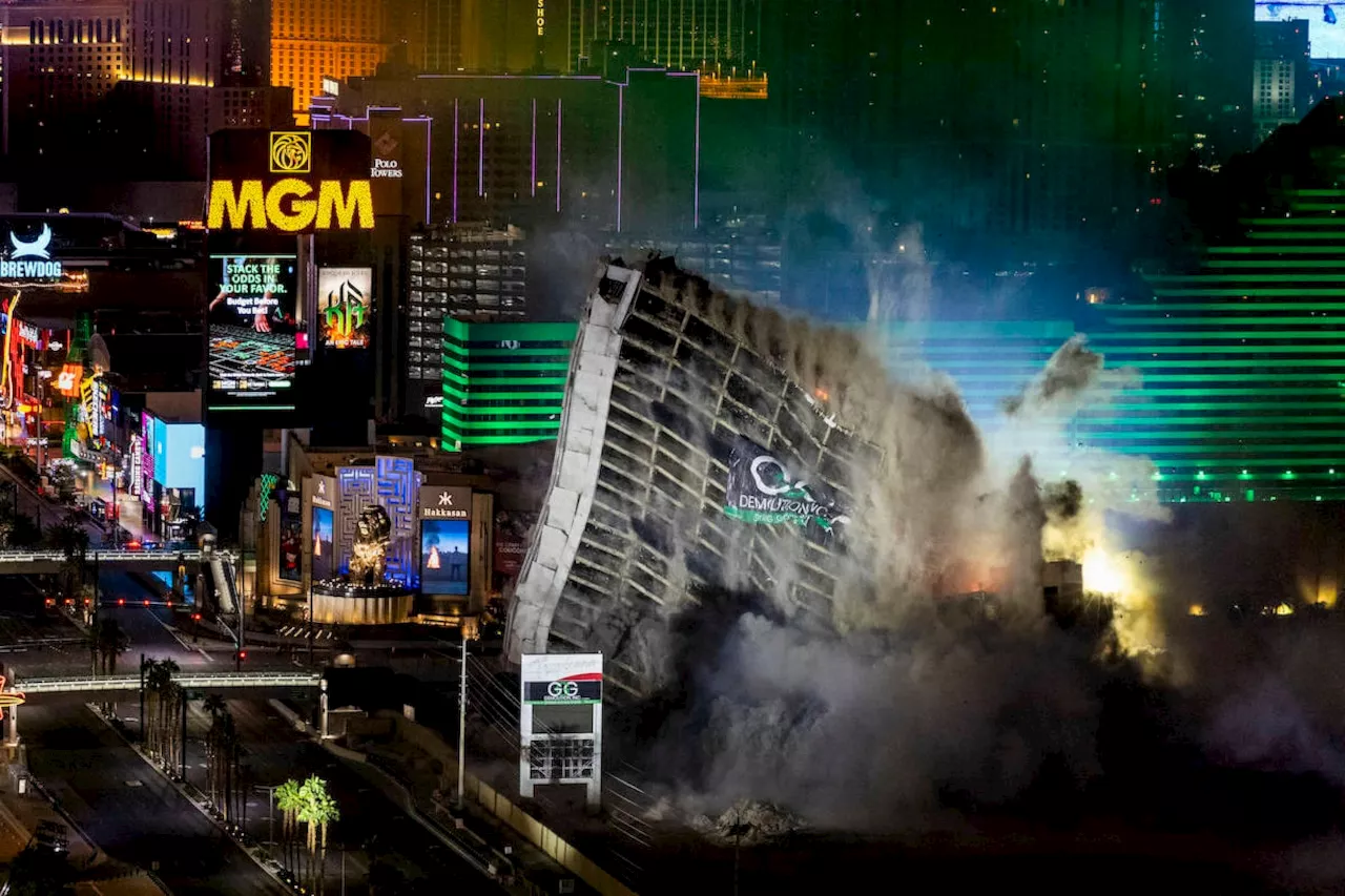 Watch the implosion of the Tropicana, a beloved Rat Pack-era Las Vegas icon