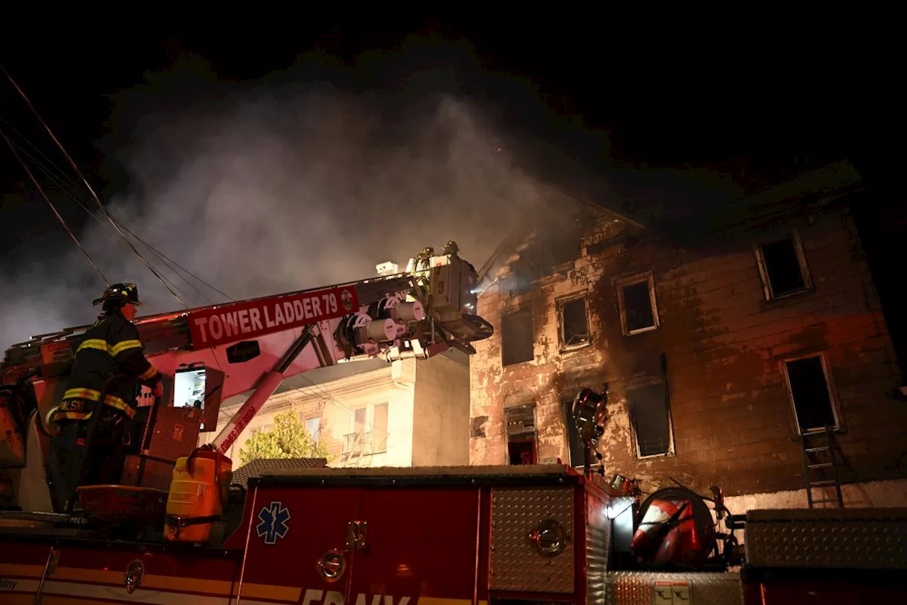 FDNY takes on three-alarm blaze at Staten Island church