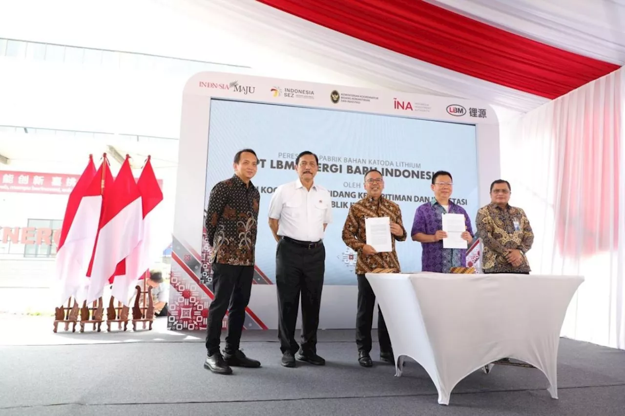 Konsorsium Indonesia-China mulai produksi baterai LFP