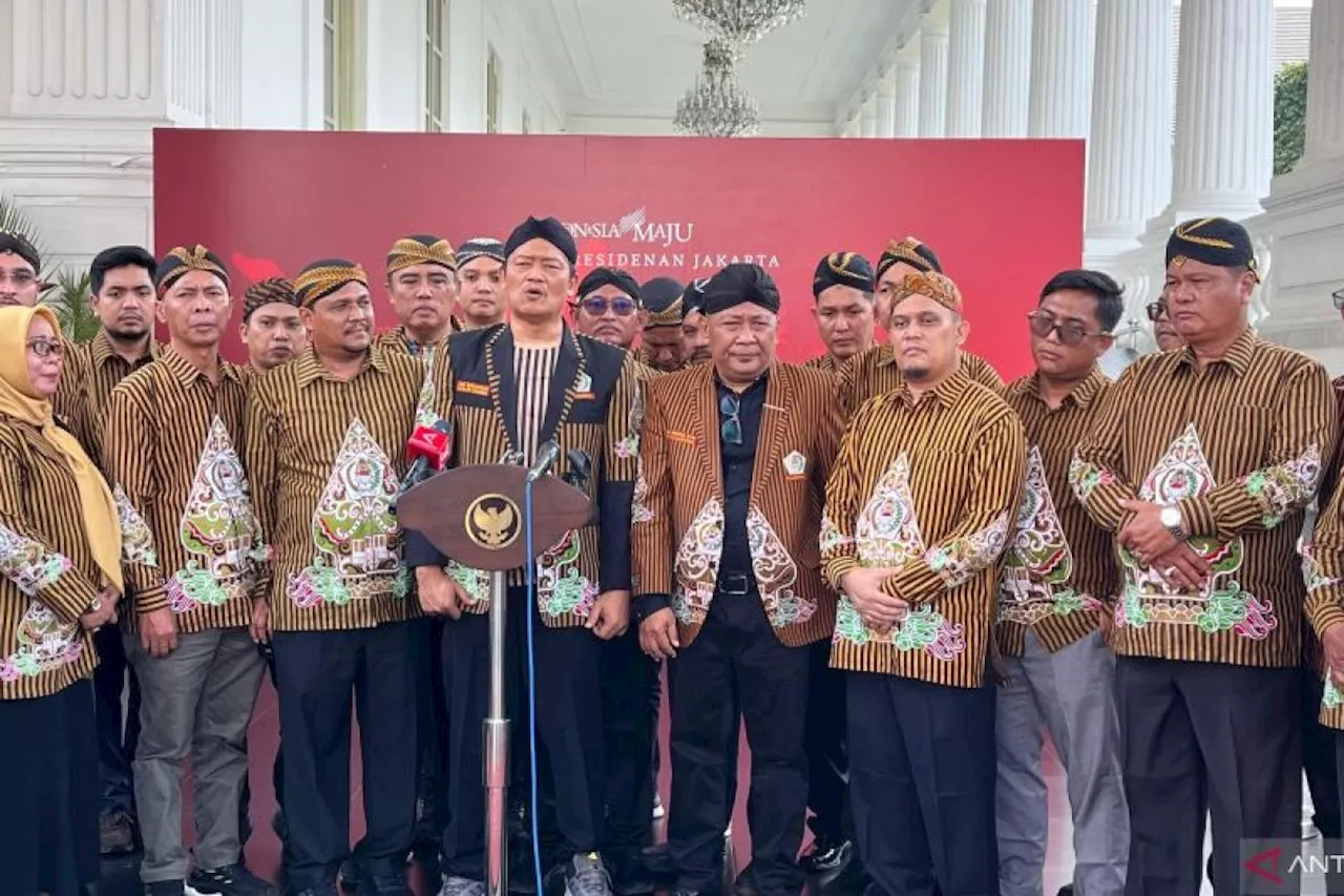 Presiden terima ormas Pujakesuma di Istana Kepresidenan Jakarta