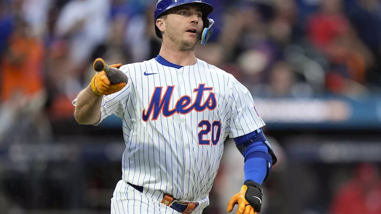 Pending free agent Pete Alonso extending his Mets tenure with every postseason homer