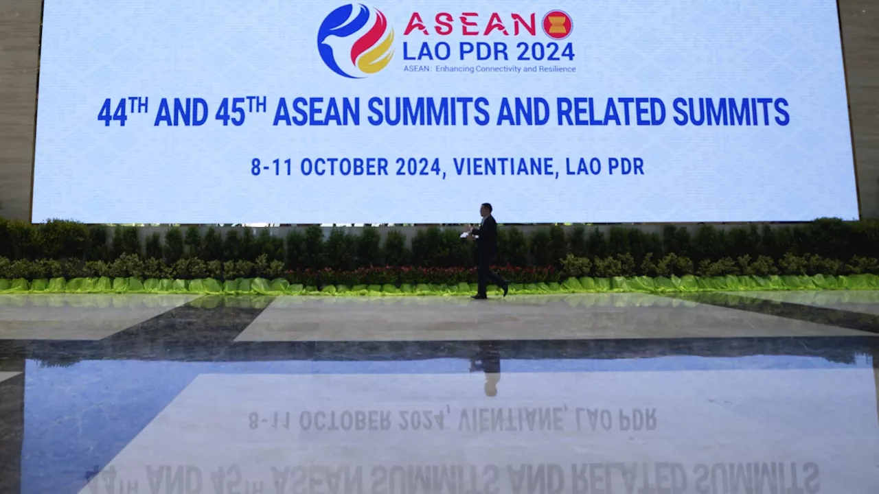 Southeast Asian leaders meet in Laos in a summit set to tackle crisis in Myanmar and disputed sea