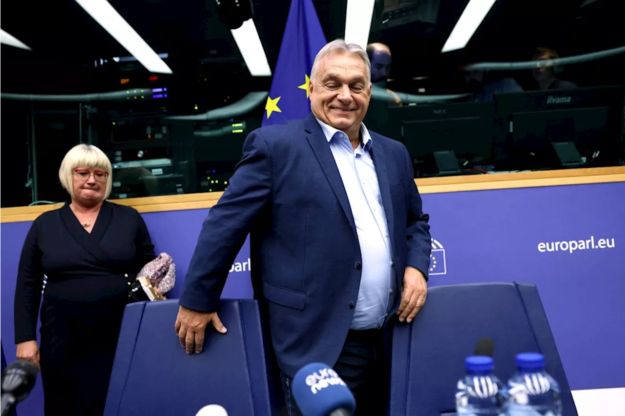 Viktor Orbán spricht im EU-Parlament: Abgeordnete singen aus Protest „Bella Ciao“