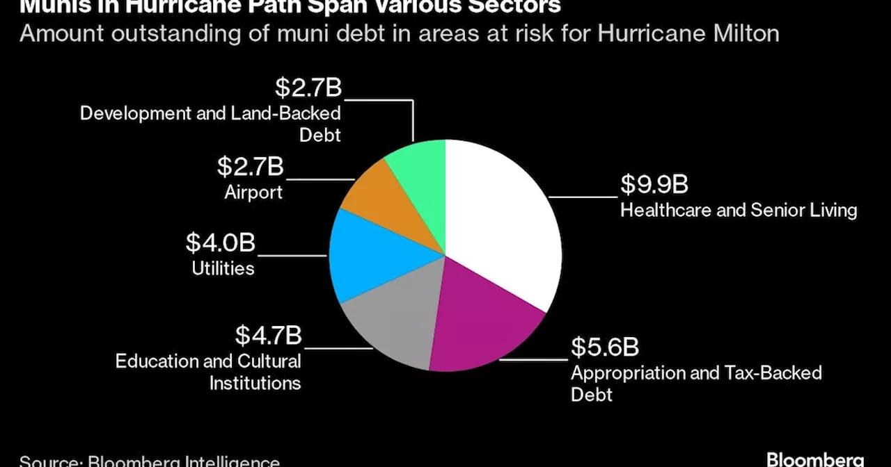 Hurricane Milton Threatens $30 Billion of Muni Debt in Florida