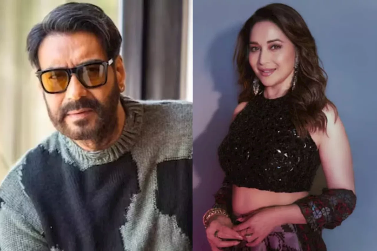 Ajay Devgan Reveals He Accidentally Burned His Face While Meeting Madhuri Dixit