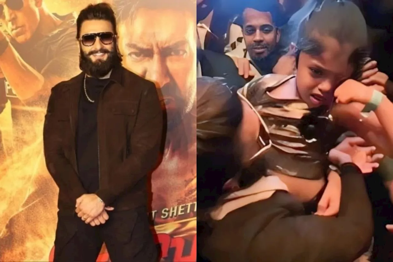 Ranveer Singh Saves Crying Young Child From Massive Crowd: Watch