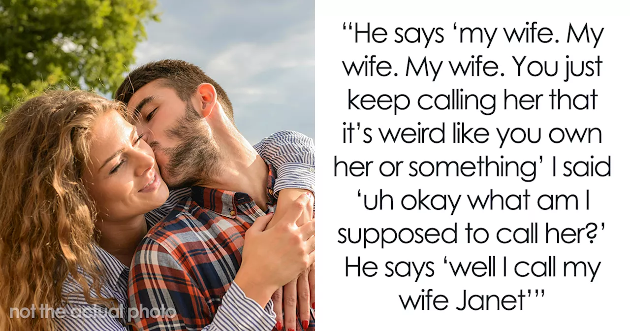 Guy Treated Like A Misogynist For Simply Referring To His Wife As “My Wife”