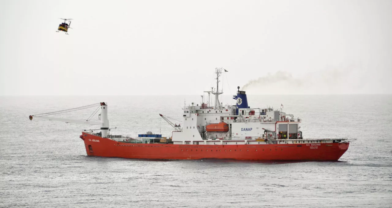 S. A. Agulhas II returns from its South Atlantic Ocean voyage