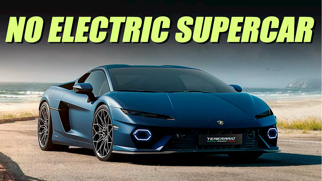 Lamborghini Is In No Rush To Build An Electric Supercar