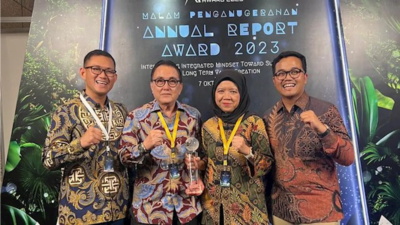 Bukit Asam (PTBA) Raih Penghargaan Annual Report Award 2023