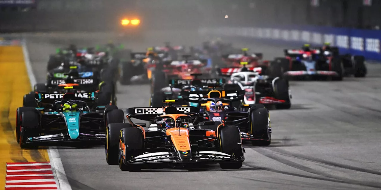 F1, Gp di Singapore: Norris vince davanti a Verstappen, Ferrari quinta con Leclerc