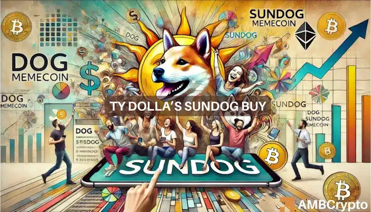 SUNDOG up by +9% after Ty Dolla’s whale purchase – More gains for memecoin coming?