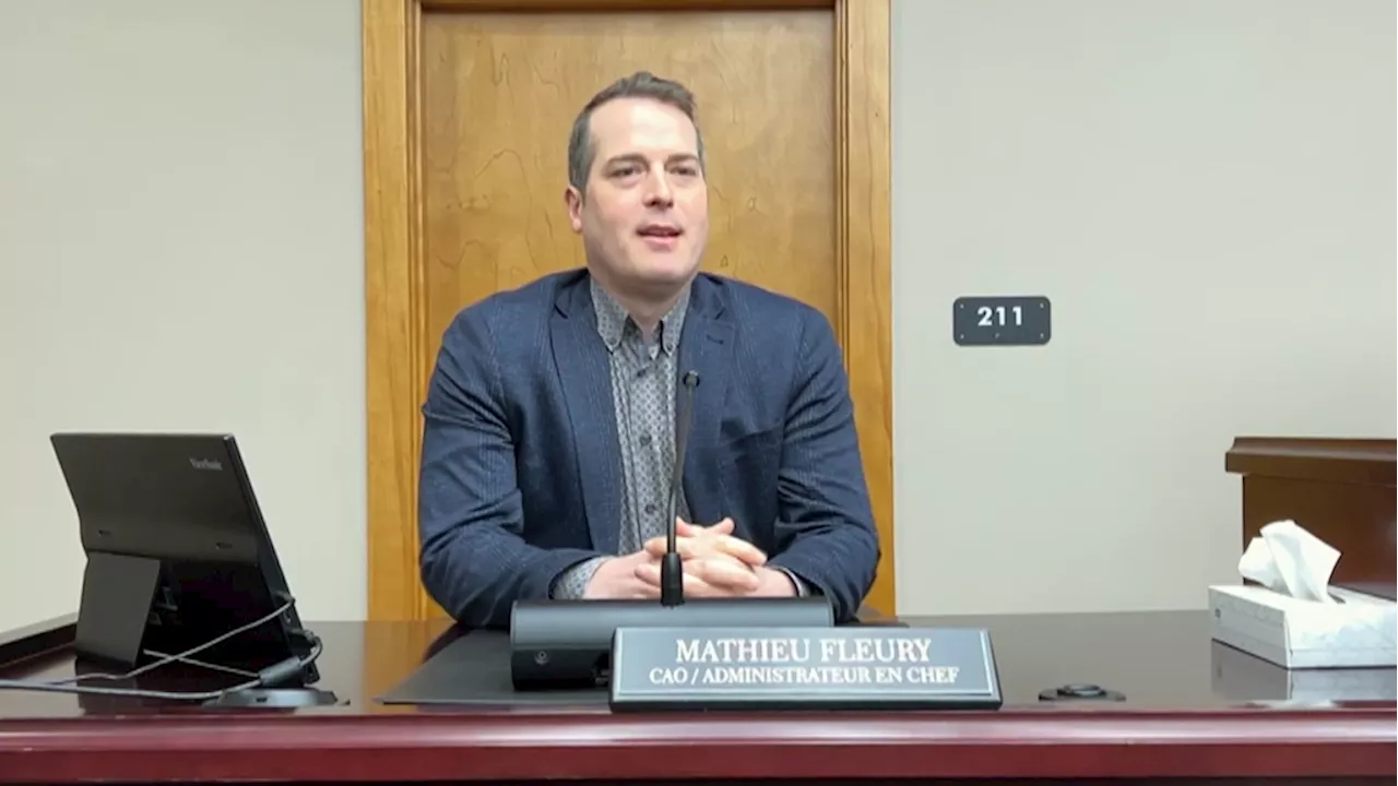 Mathieu Fleury no longer Cornwall's chief admin officer