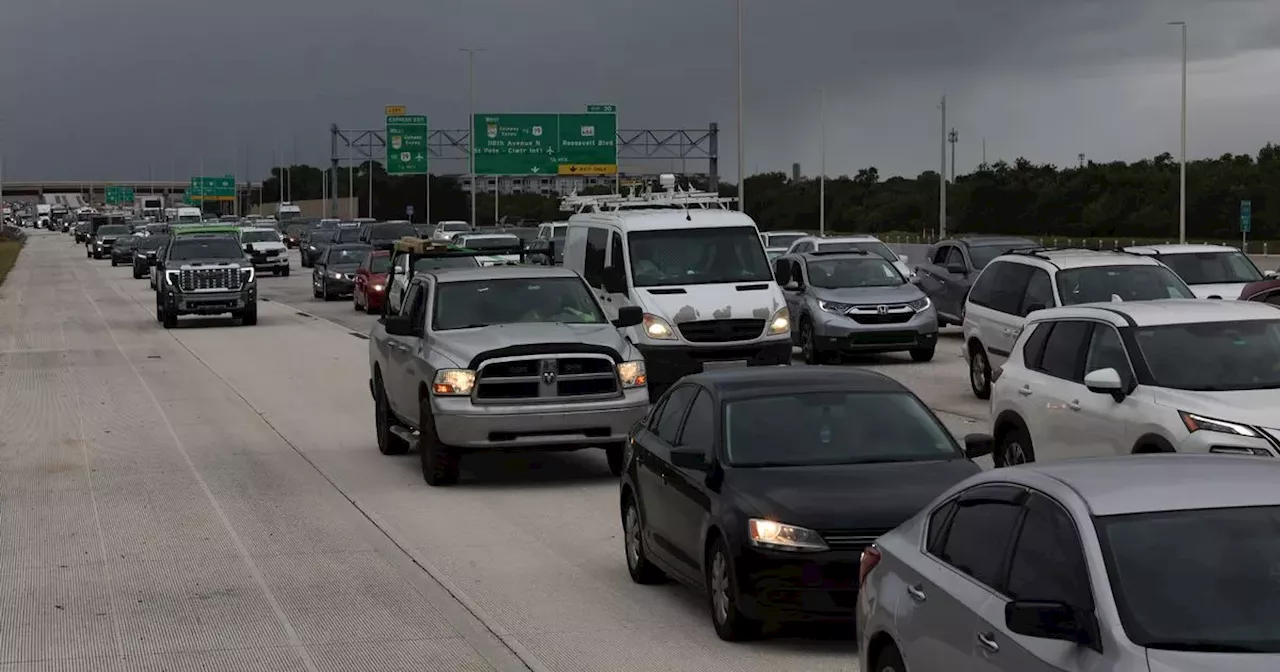 Thousands desperately flee Hurricane Milton as 'heart-breaking' footage captures escape efforts