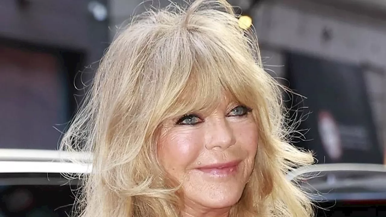 Goldie Hawn, 78, looks youthful with bouncy blonde hair