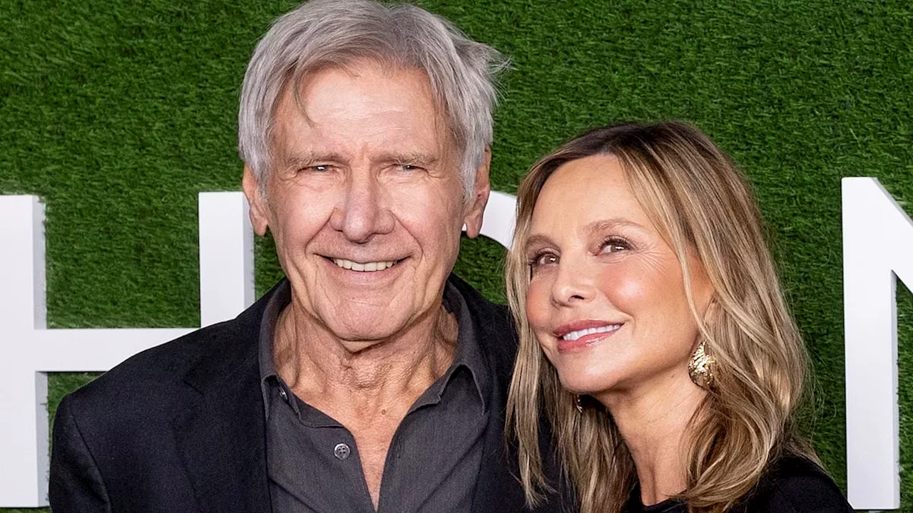 Harrison Ford, 82, and wife Calista Flockhart, 59, exude wedded bliss at Shrinking season two...