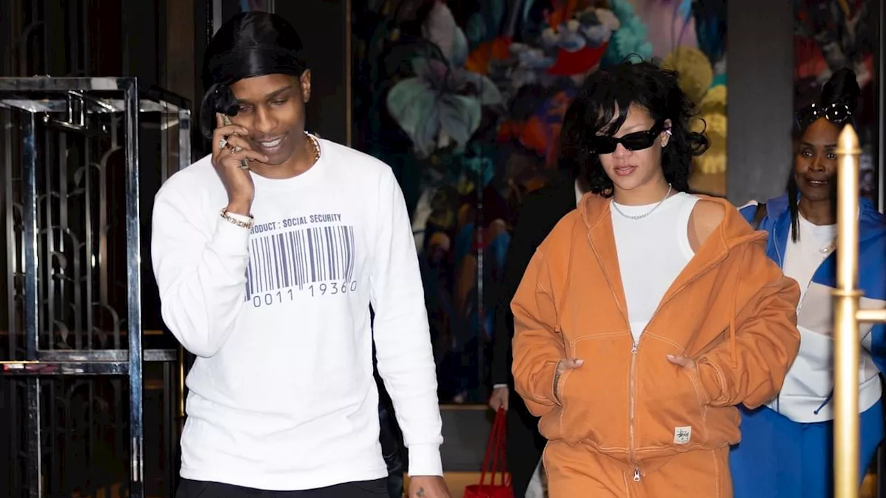 Rihanna and partner A$AP Rocky step out in NYC after she posed in lingerie for her steamy new...