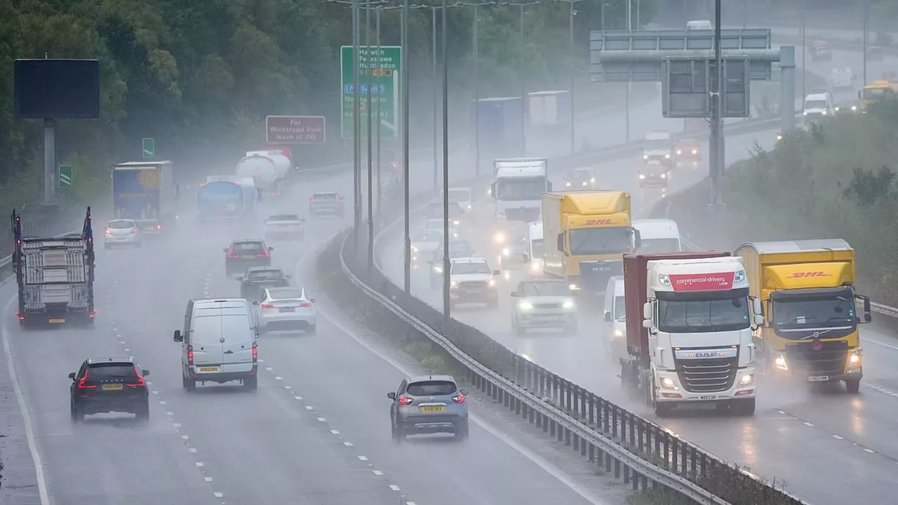 UK weather: Maps reveal when thunderstorms and huge downpours will batter as Met Office issue yellow...