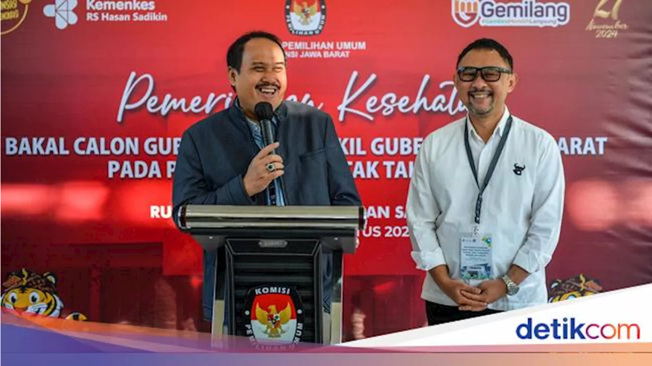 Jeje Wiradinata dan Ronal Surapradja Jadi Calon Gubernur dan Wakil Gubernur Jabar dari PDI Perjuangan