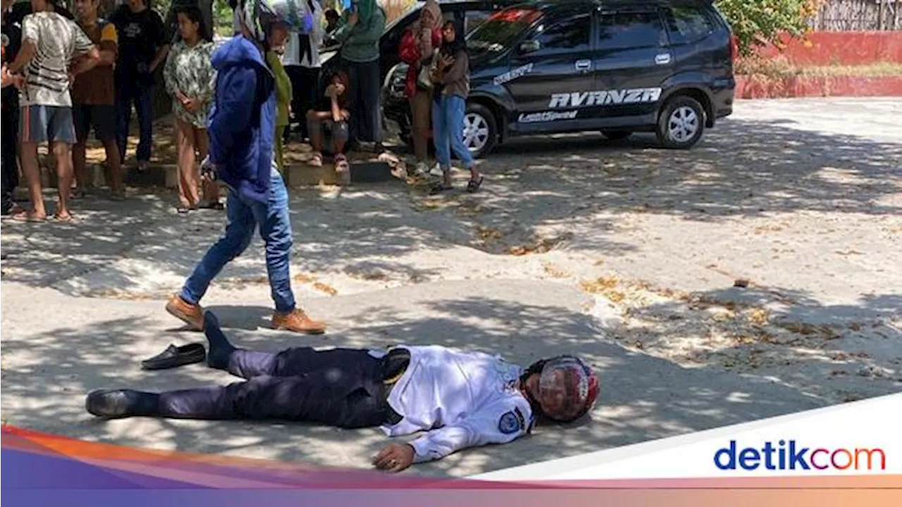 Momen Eks Pejabat Dishub Sulsel Babak Belur Dikeroyok Saat Razia di Bantaeng