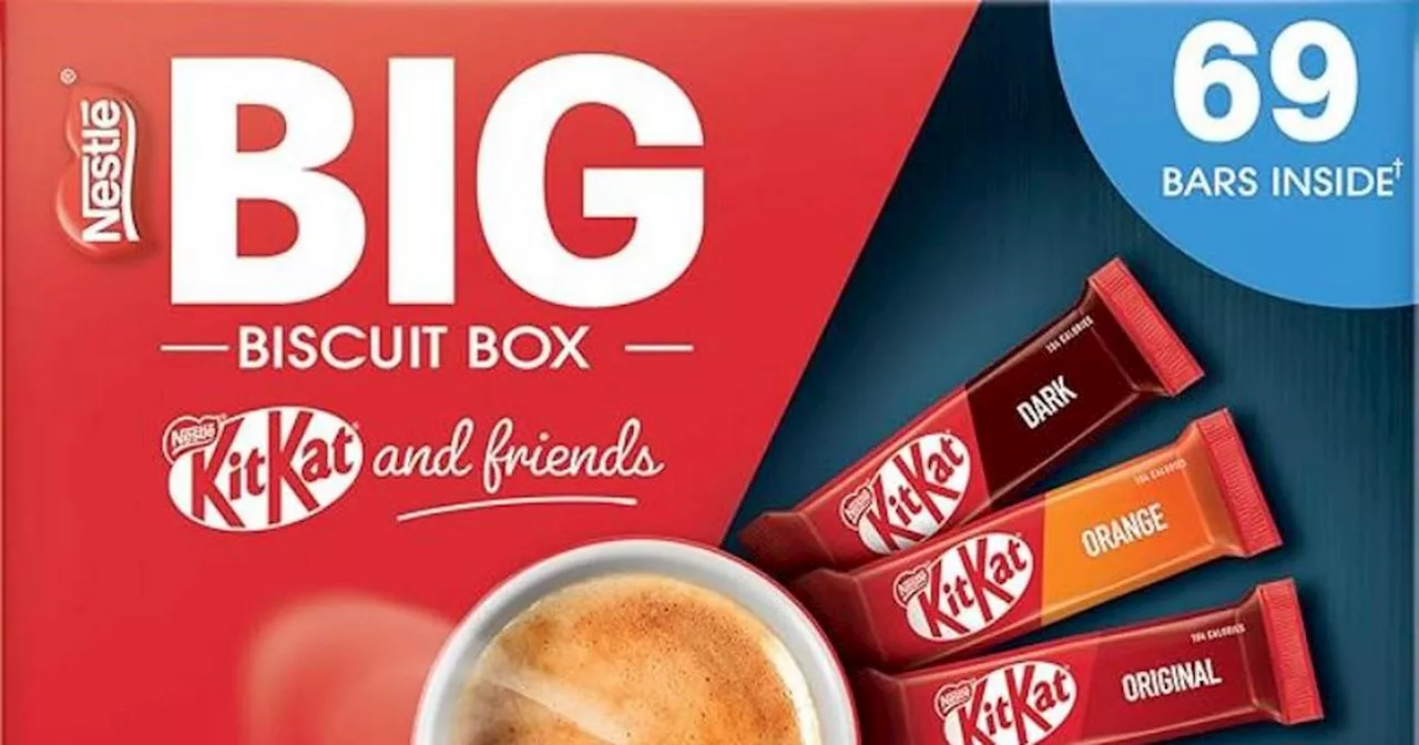 Huge Nestlé box filled with 69 chocolate bars down to £18