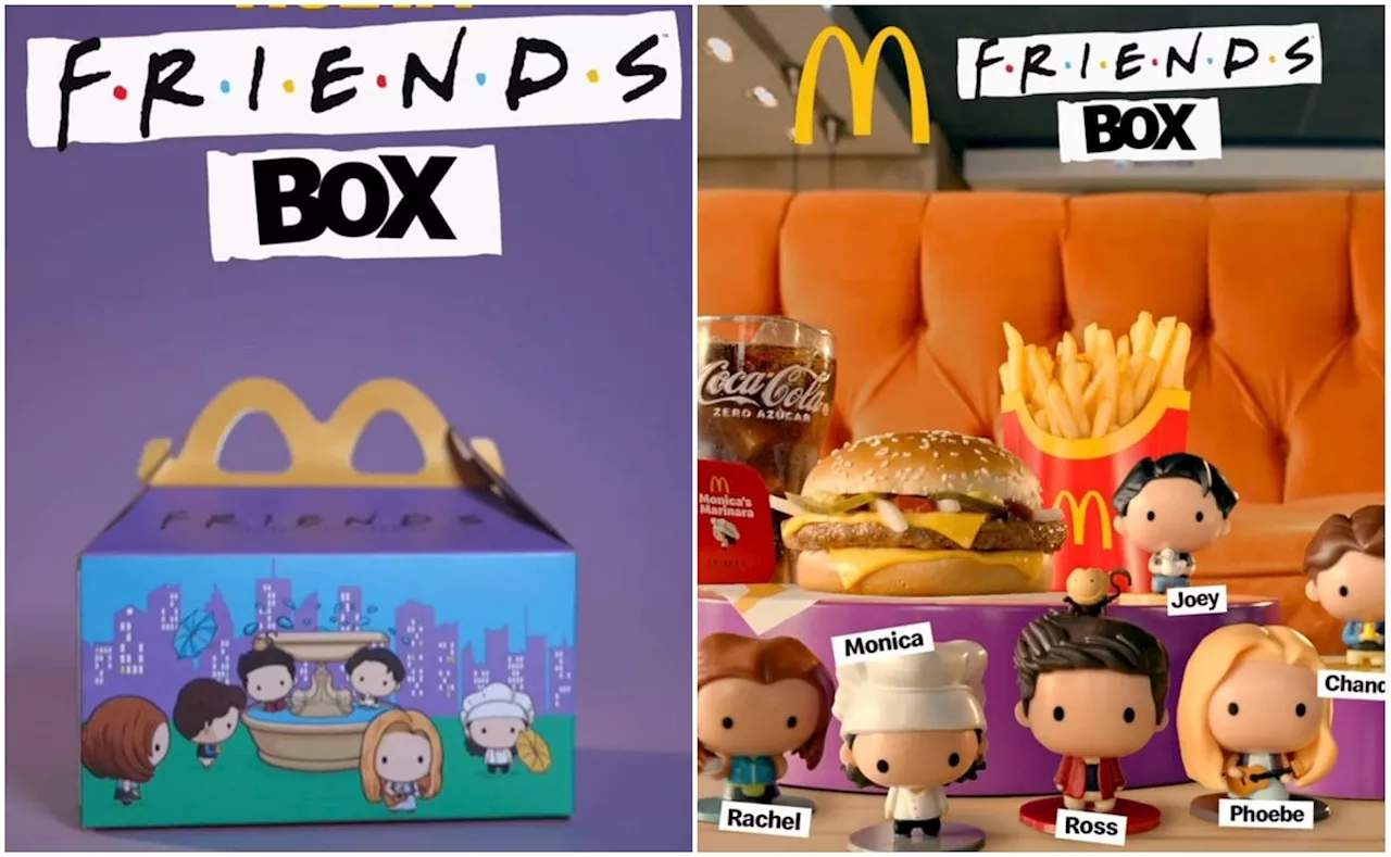 Lanzan cajita feliz de McDonald’s con personajes de “Friends”