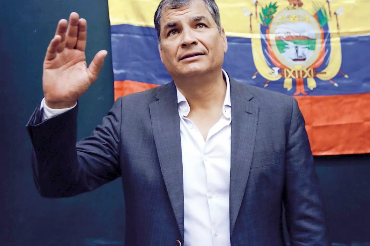 '¡No hay derecho!', exclama Rafael Correa sobre prohibición de entrada a EU; medida también aplica a toda su familia