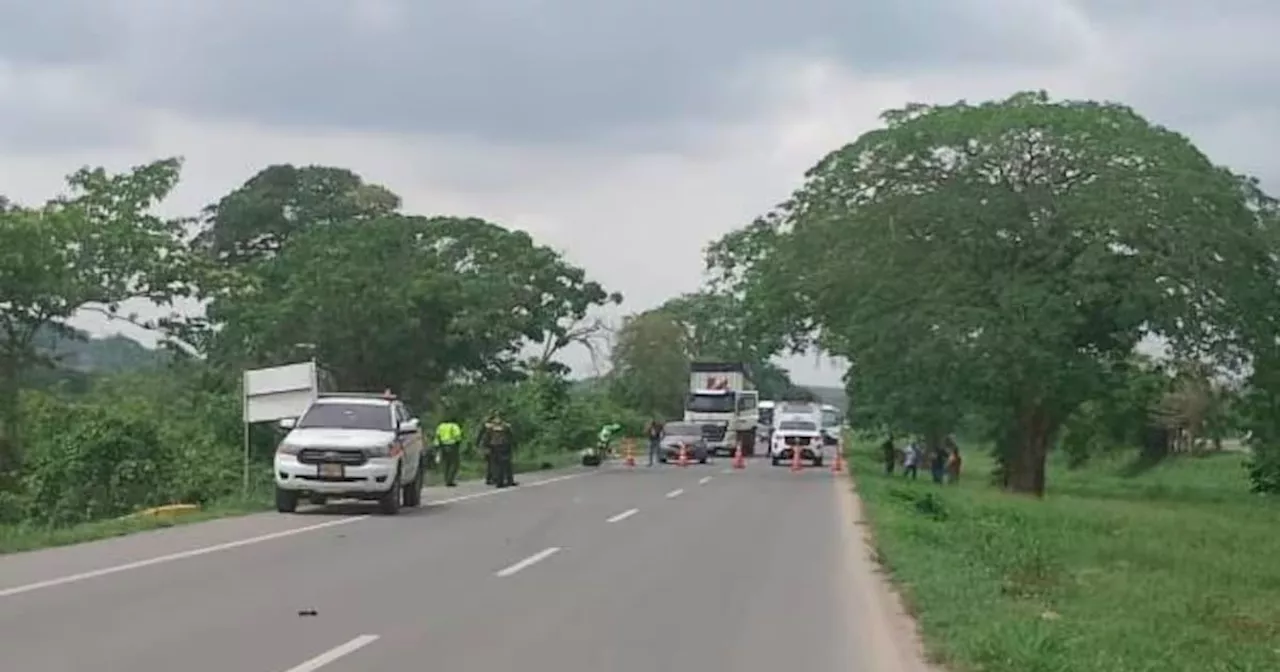 Murió pasajero de moto en fuerte accidente en la variante a Mamonal