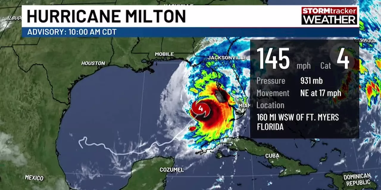 Powerful Hurricane Milton is headed for a Tampa Bay area landfall