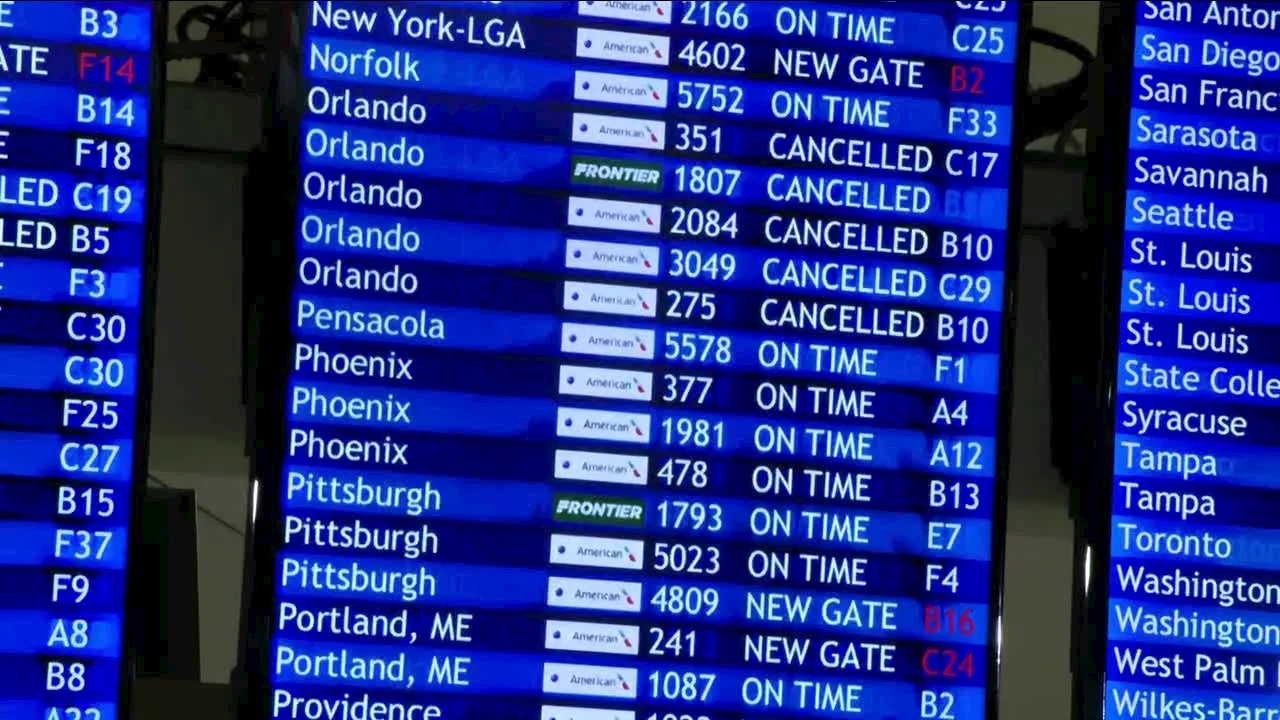 Dozens of flights cancelled at PHL as Hurricane Milton barrels towards Florida