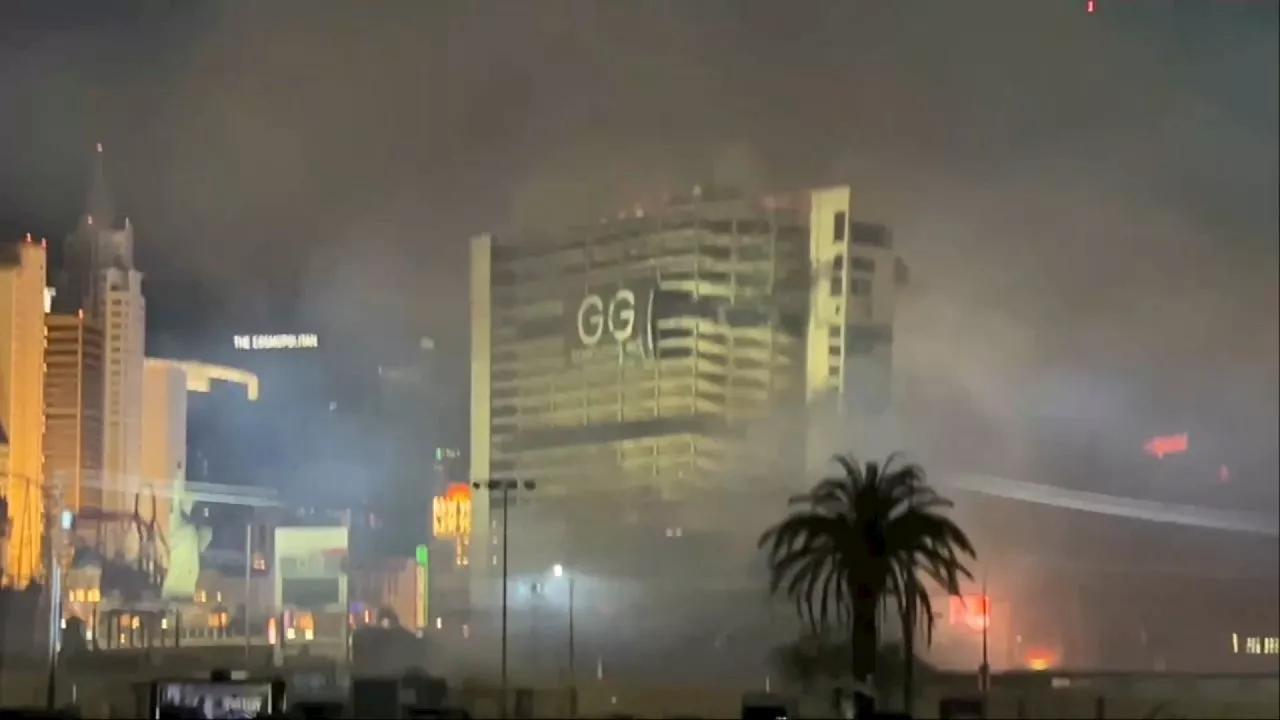 Tropicana implosion brings down iconic Vegas hotel: WATCH