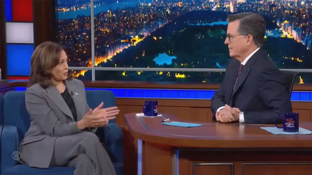 Kamala Harris Dodges Colbert's Question On What 'major Changes' She'd ...