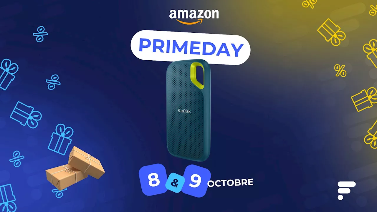 Amazon brade à -50 % le SSD externe NVMe 2 To de SanDisk pendant son Prime Day