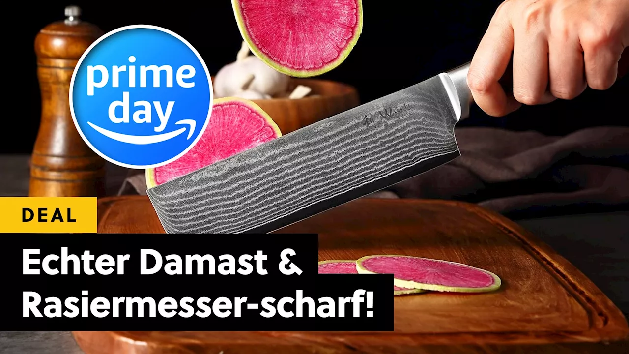 Top-Bewertung & endlich günstig: Jetzt das Damast-Küchenmesser sichern!