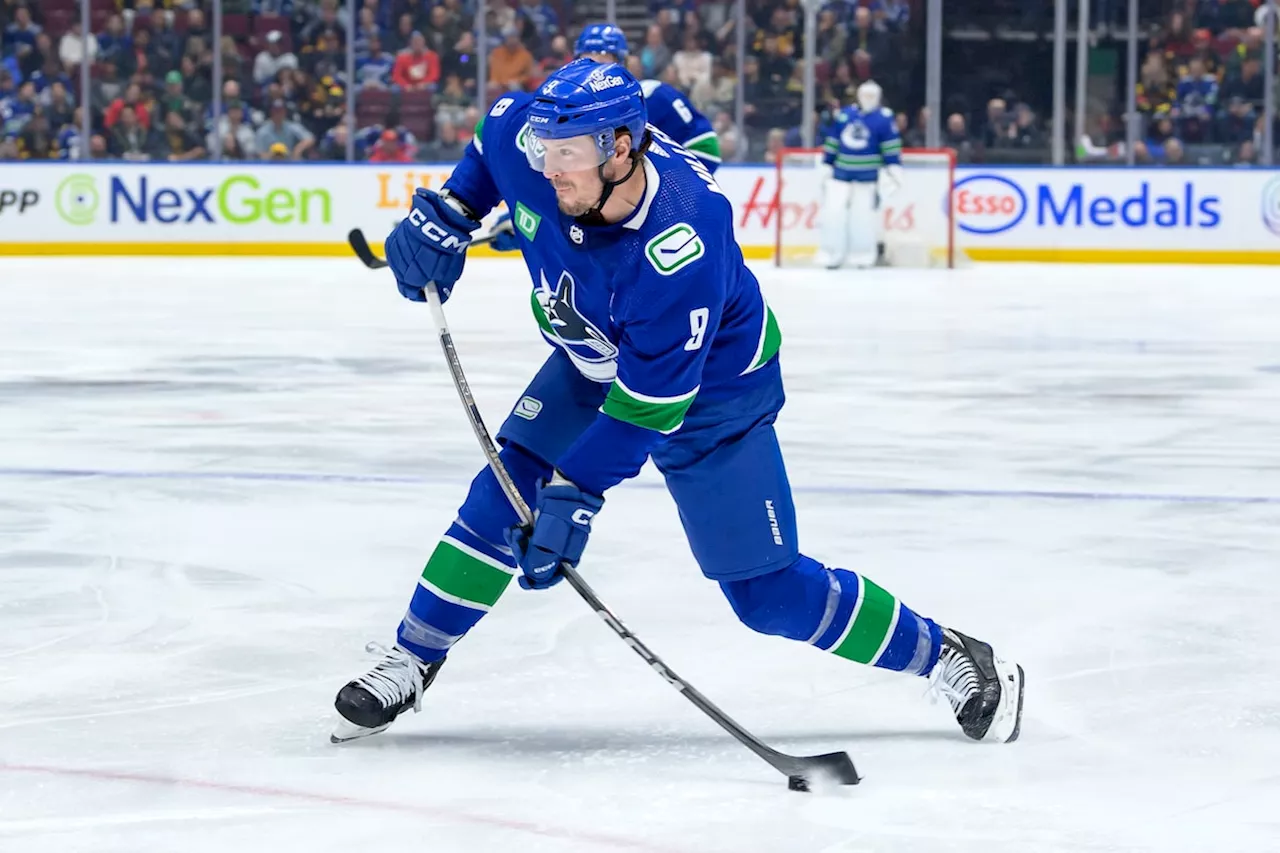 Canucks centre J.T. Miller set to play 800th game