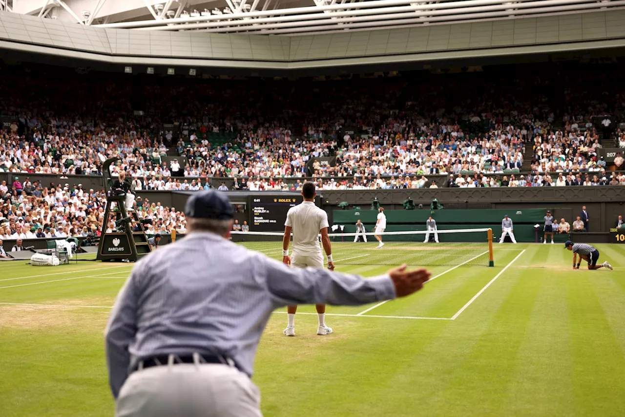 Wimbledon tennis tournament replaces line judges with technology in break with tradition